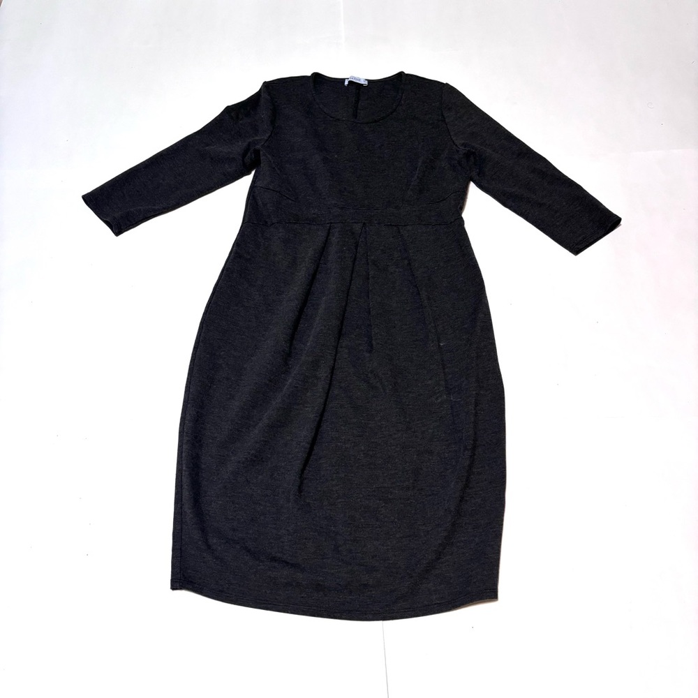 LaClef Elegant Gray Dress